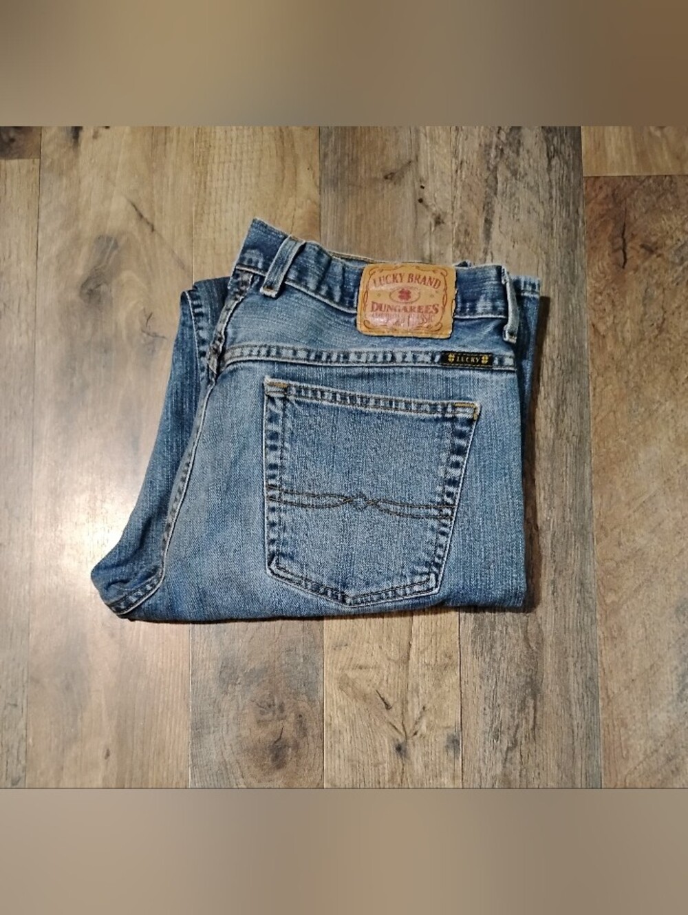 Lucky Brand EUC Dungaree Jeans Women's Size: 12/31